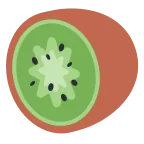 Kiwi Fruit emoji on Twitter / X