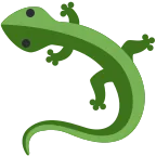 Lizard emoji on Twitter / X