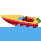 Emoji Lancha motora en Twitter / X