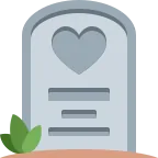 Emoji Lápida en Twitter / X