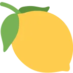 Emoji Limón en Twitter / X