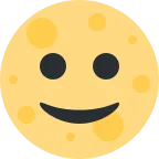 Full Moon Face emoji on Twitter / X