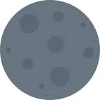New Moon emoji on Twitter / X