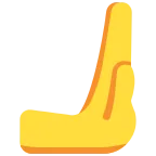 Rightwards Pushing Hand emoji on Twitter / X