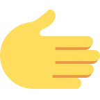 Rightwards Hand emoji on Twitter / X