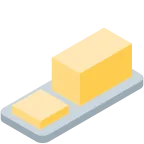 Emoji Mantequilla en Twitter / X