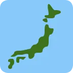 Emoji Mapa de Japón en Twitter / X