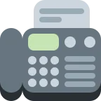 Fax Machine emoji on Twitter / X