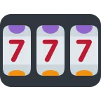 Slot Machine emoji on Twitter / X