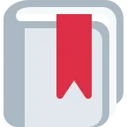 Bookmark emoji on Twitter / X