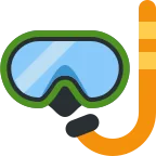 Diving Mask emoji on Twitter / X