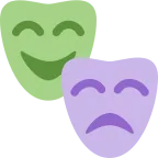 Performing Arts emoji on Twitter / X