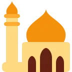 Mosque emoji on Twitter / X
