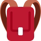 Backpack emoji on Twitter / X