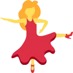Dancer emoji on Twitter / X