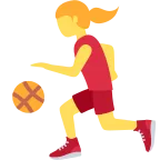 Woman Bouncing Ball emoji on Twitter / X