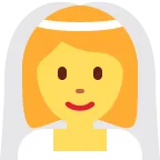 Woman with Veil emoji on Twitter / X