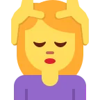 Woman Getting Massage emoji on Twitter / X