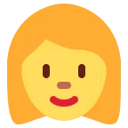 Emoji Mujer en Twitter / X