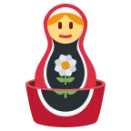 Emoji Muñeca rusa en Twitter / X