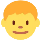 Boy emoji on Twitter / X