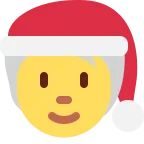 Mx Claus emoji on Twitter / X