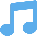 Emoji Nota musical en Twitter / X