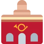 Post Office emoji on Twitter / X
