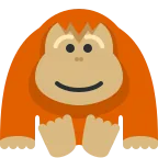 Emoji Orangután en Twitter / X
