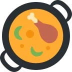 Emoji Paella en Twitter / X