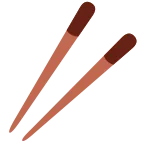 Chopsticks emoji on Twitter / X