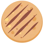 Flatbread emoji on Twitter / X