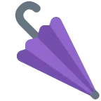 Emoji Paraguas cerrado en Twitter / X