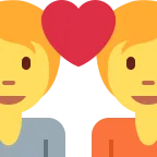 Emoji Pareja enamorada en Twitter / X