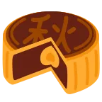 Moon Cake emoji on Twitter / X