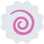 Fish Cake with Swirl emoji on Twitter / X