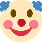 Emoji Payaso en Twitter / X