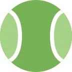 Emoji Pelota de tenis en Twitter / X