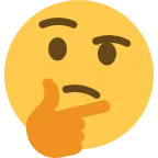 Thinking Face emoji on Twitter / X