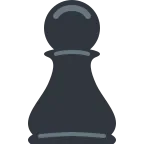 Emoji Peón de ajedrez en Twitter / X