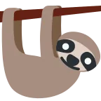 Emoji Perezoso en Twitter / X