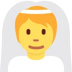 Person with Veil emoji on Twitter / X