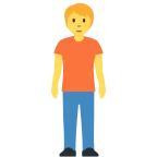 Person Standing emoji on Twitter / X