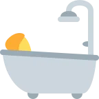 Emoji Persona en la bañera en Twitter / X