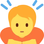 Bow emoji on Twitter / X