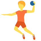 Person Playing Handball emoji on Twitter / X