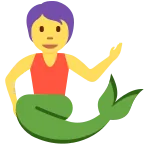 Merperson emoji on Twitter / X