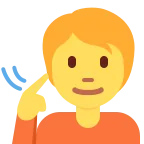 Emoji Persona sorda en Twitter / X