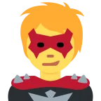 Supervillain emoji on Twitter / X