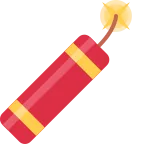 Firecracker emoji on Twitter / X